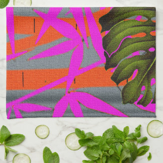 Tropical Color Storm Abstract Island Energy Kitchen Towel