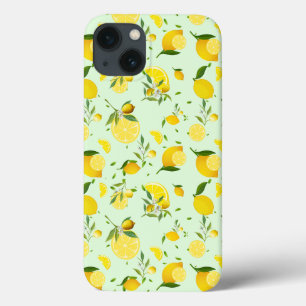 Tropical colorful Citrus SUMMER Orange lemon Slice iPhone 13 Case