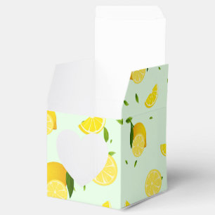 Tropical colorful Citrus SUMMER Orange lemon Slice Favor Boxes