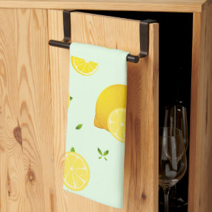 Tropical colorful Citrus SUMMER Orange lemon Slice Kitchen Towel