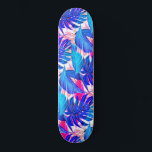 Tropical Colorful Leaves Skateboard<br><div class="desc">Exotic Tropical Leaves Skateboard</div>