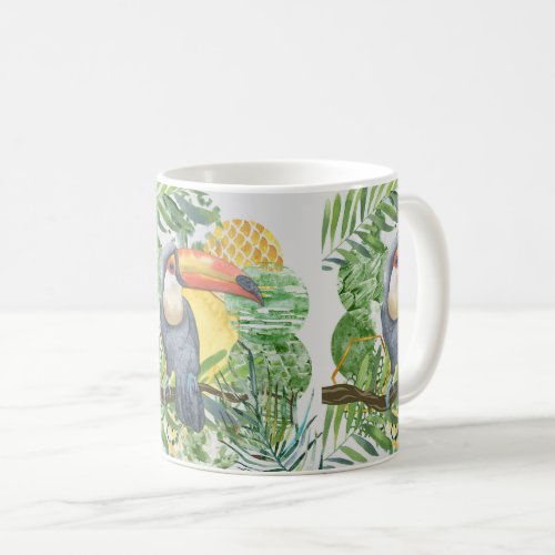 Tropical Colorful Toucan Bird Coffee Mug