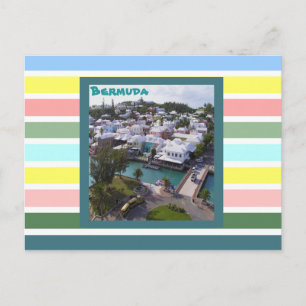 Tropical Colors of Bermuda Postcard