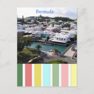 Tropical Colors of Bermuda Postcard