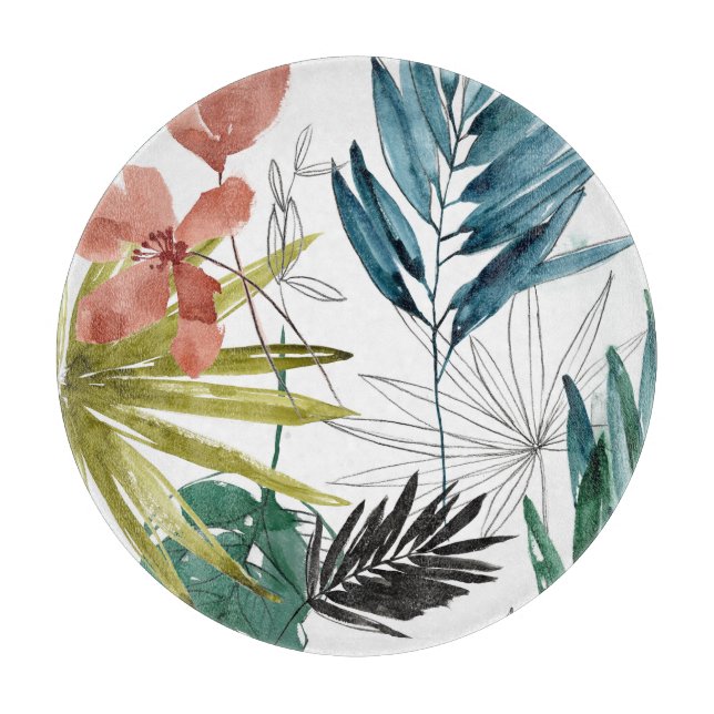 Tropical Composition Cutting Board (Front)