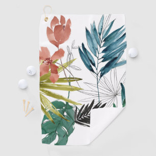 Tropical Composition Golf Towel