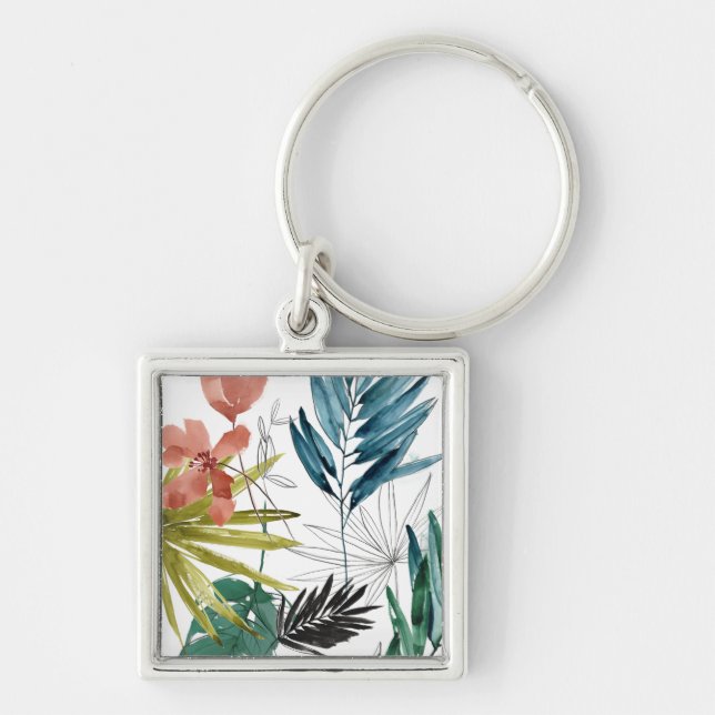 Tropical Composition Keychain (Front)
