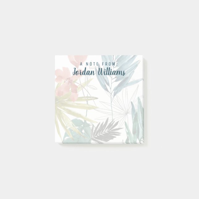 Tropical Composition Post-it Notes (Front)