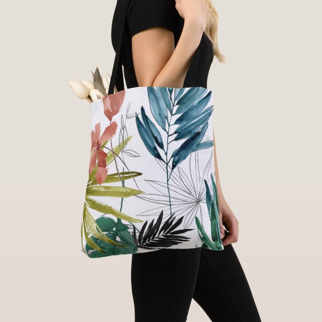 Tropical Composition Tote Bag (Close Up)