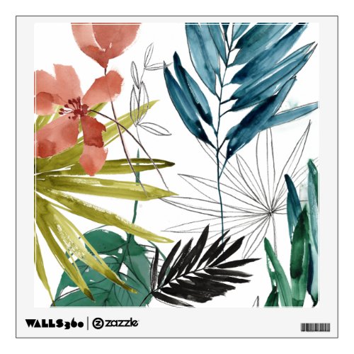 Tropical Composition Wall Decal