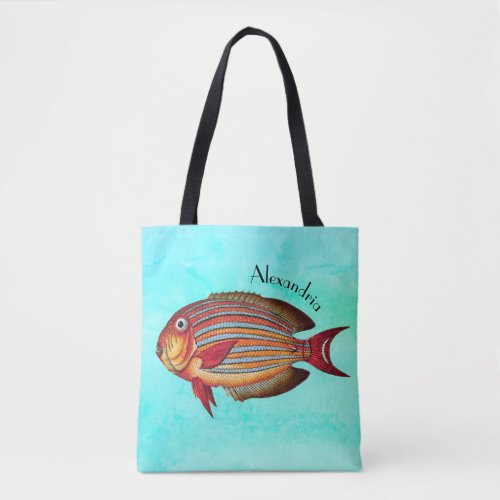 Tropical Coral Reef Fish Tote Bag