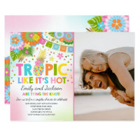 Tropical Couples Shower Invitation Tropical Shower