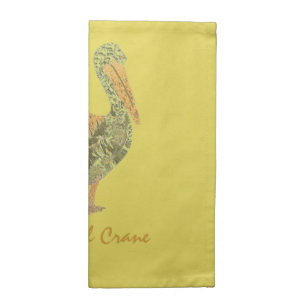 Tropical Crane Cloth Napkin