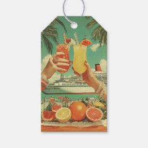Tropical Cruise Cocktail Bliss Gift Tags