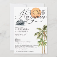 Tropical Cruise Honeymoon Fund Couples Shower