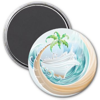 Tropical Cruise Magnet by raginggerbils at Zazzle