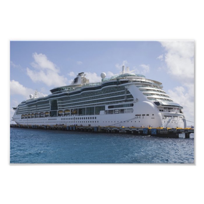 Tropical Cruise Ship Photo Art