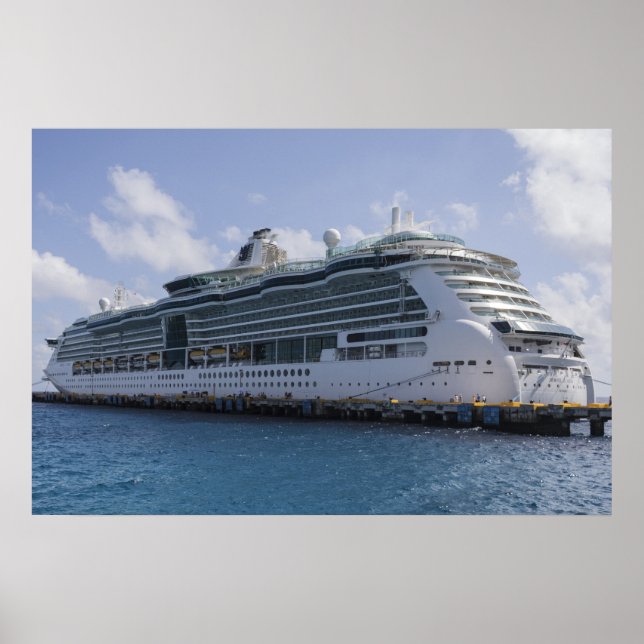 Tropical Cruise Ship Poster (Front)