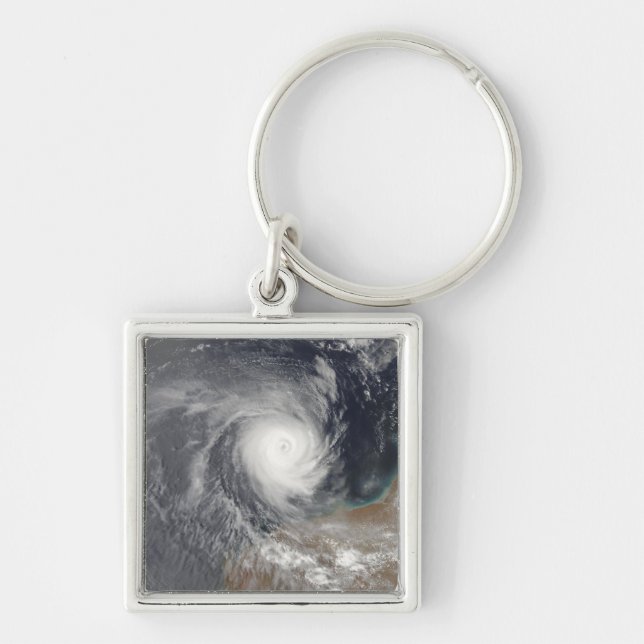 Tropical Cyclone Billy off Australia Keychain (Front)