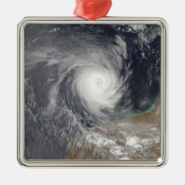 Tropical Cyclone Billy off Australia Metal Ornament (Front)