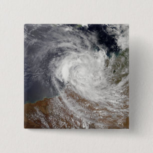 Tropical Cyclone Billy over Australia Pinback Button