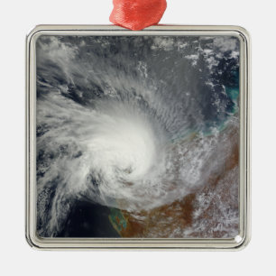 Tropical Cyclone Carlos Metal Ornament