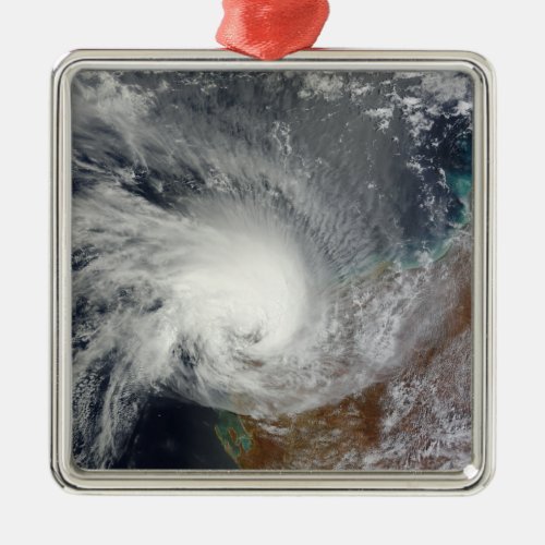 Tropical Cyclone Carlos Metal Ornament