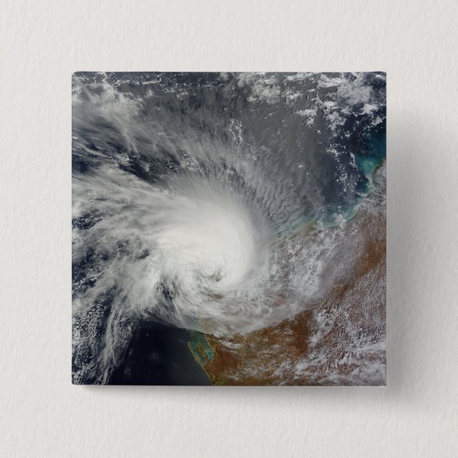 Tropical Cyclone Carlos Pinback Button (Front)