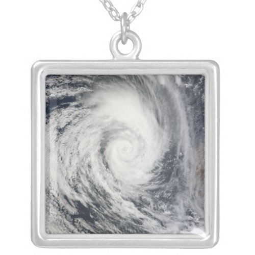 Tropical Cyclone Dianne 2 Silver Plated Necklace