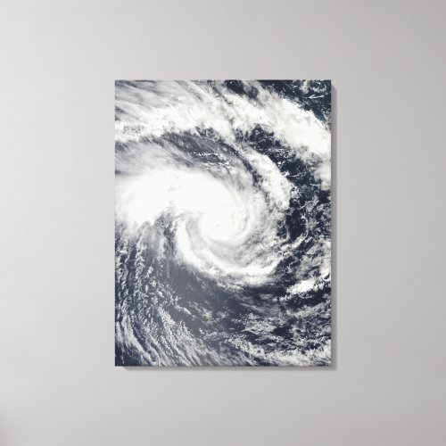 Tropical Cyclone Edzani in the South Indian Oce Canvas Print
