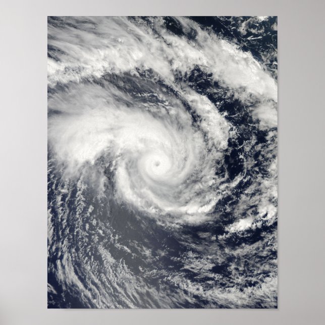 Tropical Cyclone Edzani in the South Indian Oce Poster (Front)