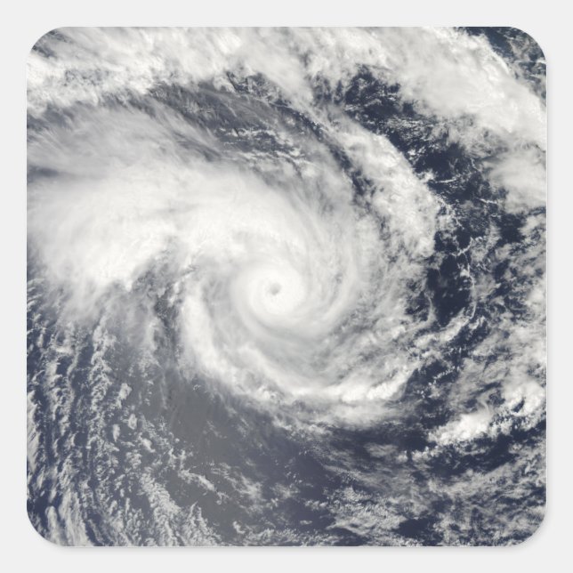 Tropical Cyclone Edzani in the South Indian Oce Square Sticker (Front)