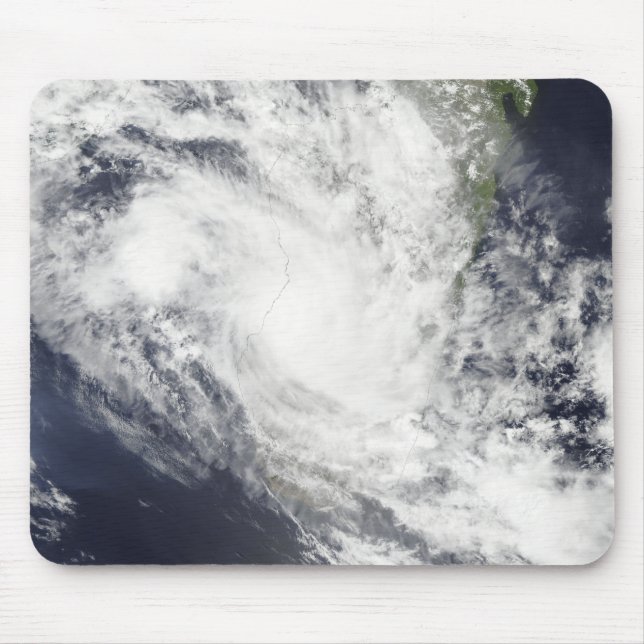 Tropical Cyclone Fami hovers over Madagascar Mouse Pad (Front)