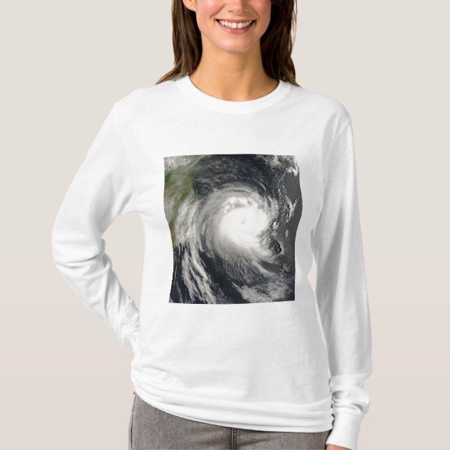 Tropical Cyclone Favio approaching Mozambique T-Shirt (Front)