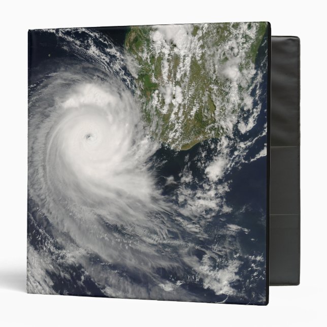Tropical Cyclone Favio off Madagascar 3 Ring Binder (Front/Inside)