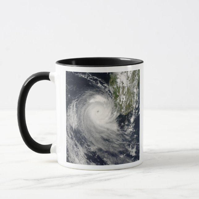 Tropical Cyclone Favio off Madagascar Mug (Left)