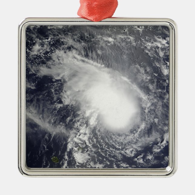 Tropical Cyclone Gael approaching Madagascar Metal Ornament (Front)