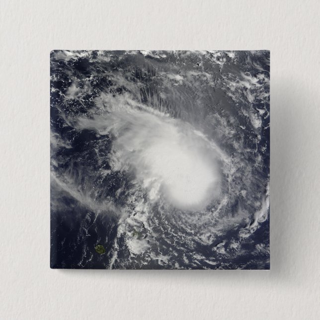 Tropical Cyclone Gael approaching Madagascar Pinback Button (Front)