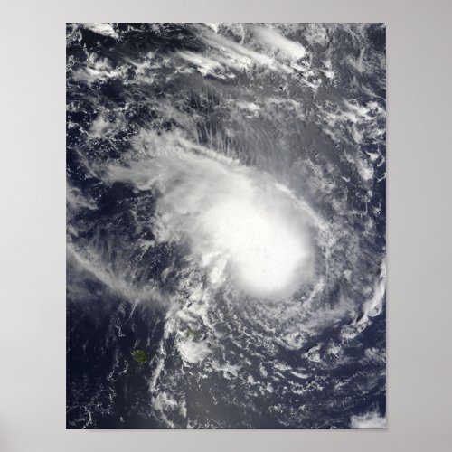 Tropical Cyclone Gael approaching Madagascar Poster