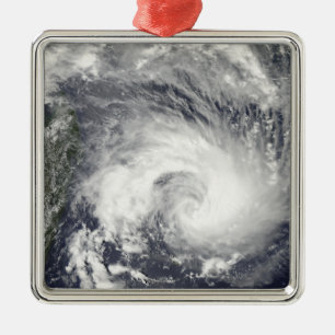 Tropical Cyclone Gael Metal Ornament