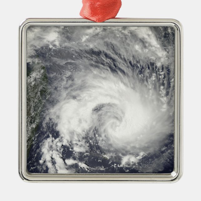Tropical Cyclone Gael Metal Ornament (Front)