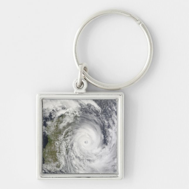 Tropical Cyclone Gael off Madagascar 2 Keychain (Front)