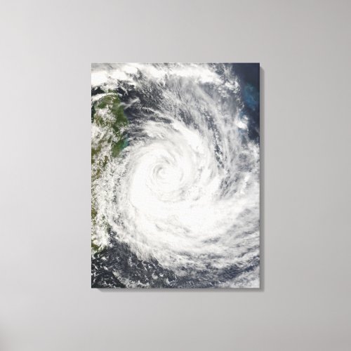 Tropical Cyclone Gamede off Madagascar Canvas Print