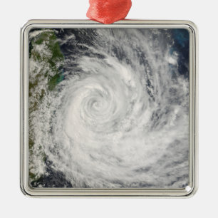 Tropical Cyclone Gamede off Madagascar Metal Ornament