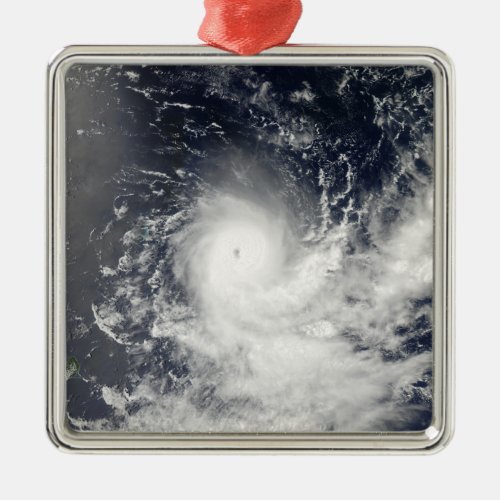 Tropical Cyclone Gelane Metal Ornament