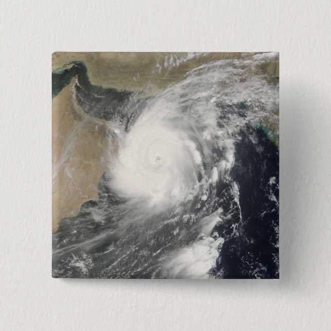 Tropical Cyclone Gonu in the Arabian Sea Button (Front)