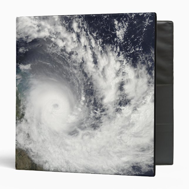 Tropical Cyclone Hamish over Australia 3 Ring Binder (Front/Inside)