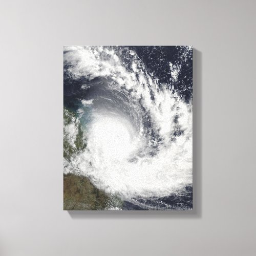 Tropical Cyclone Hamish over Australia Canvas Print