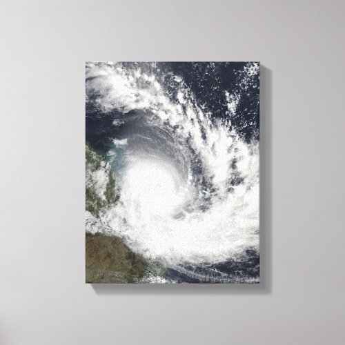 Tropical Cyclone Hamish over Australia Canvas Print