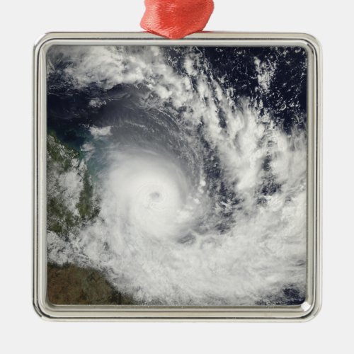 Tropical Cyclone Hamish over Australia Metal Ornament